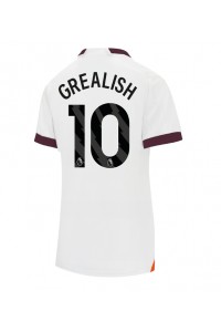 Manchester City Jack Grealish #10 Fotballdrakt Borte Klær Dame 2023-24 Korte ermer